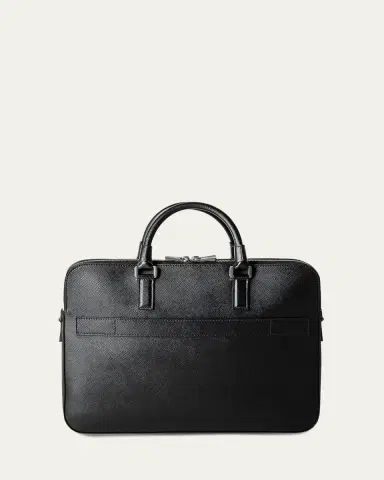 Serapian Men's Double-Zip Slim Briefcase | Thumbnail 2 Serapian Men's Double-Zip Slim Briefcase | Thumbnail 2