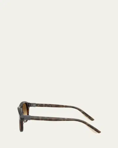 Brunello Cucinelli BC4015S Acetate Aviator Sunglasses | Thumbnail 3 Brunello Cucinelli BC4015S Acetate Aviator Sunglasses | Thumbnail 3