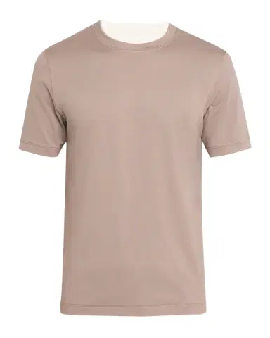 Brunello Cucinelli Men 's Crewneck T-Shirt with Tipping | Thumbnail 1
