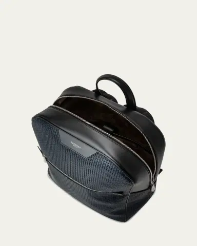 Serapian Men's Stepan Canvas Backpack | Thumbnail 3 Serapian Men's Stepan Canvas Backpack | Thumbnail 3