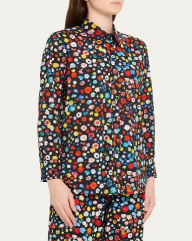 Libertine Flower Gems Button-Down Shirt | Thumbnail 4