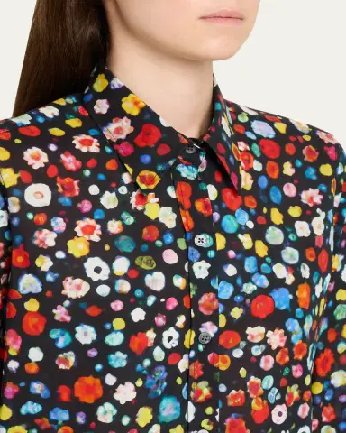 Libertine Flower Gems Button-Down Shirt | Thumbnail 5