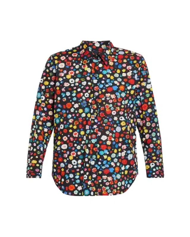 Flower Gems Button-Down Shirt