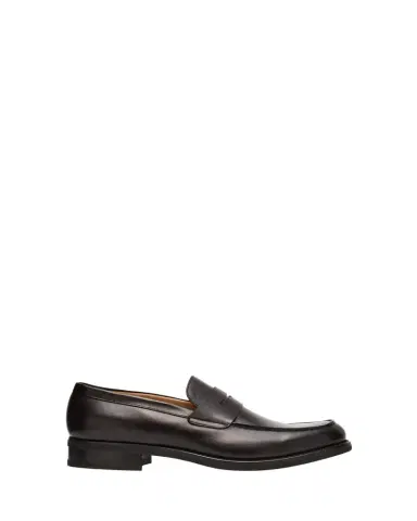 Bergdorf Goodman Men's Brushed Leather Rubber-Sole Penny Loafers | Thumbnail 1 Bergdorf Goodman Men's Brushed Leather Rubber-Sole Penny Loafers | Thumbnail 1