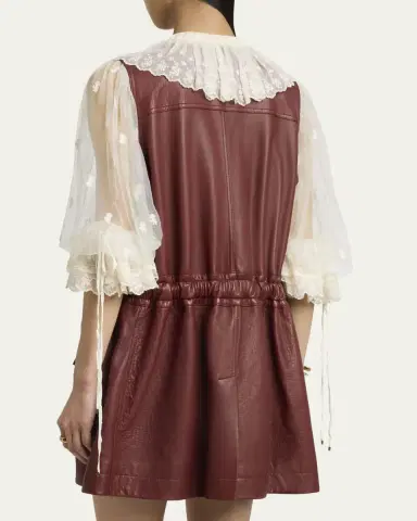 Chloé Leather Belted Utilitarian Vest | Thumbnail 3 Chloé Leather Belted Utilitarian Vest | Thumbnail 3