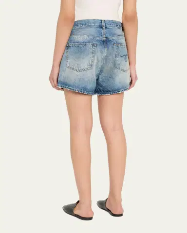 R13 Crossover Denim Shorts | Thumbnail 3