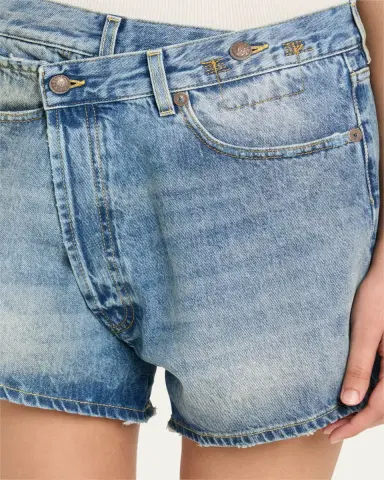 R13 Crossover Denim Shorts | Thumbnail 5