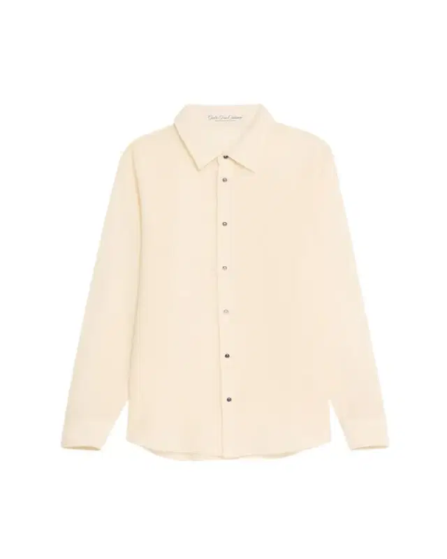 Button-Down Gauze Solid Shirt
