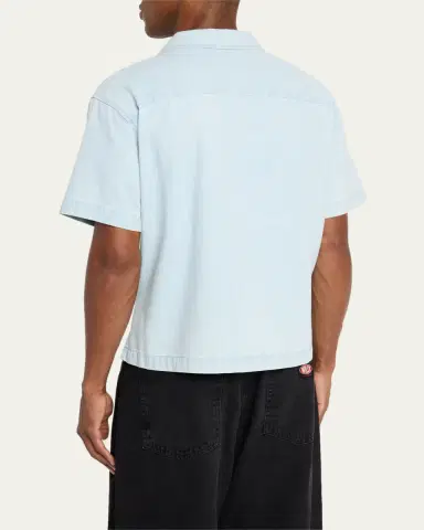 Frame Men's Short-Sleeve Camp Collar Shirt | Thumbnail 6 Frame Men's Short-Sleeve Camp Collar Shirt | Thumbnail 6