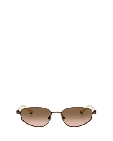 Brunello Cucinelli Titanium Oval Sunglasses | Thumbnail 1 Brunello Cucinelli Titanium Oval Sunglasses | Thumbnail 1