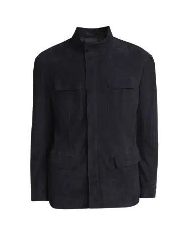 Giorgio Armani Men's Suede Field Jacket | Thumbnail 1 Giorgio Armani Men's Suede Field Jacket | Thumbnail 1