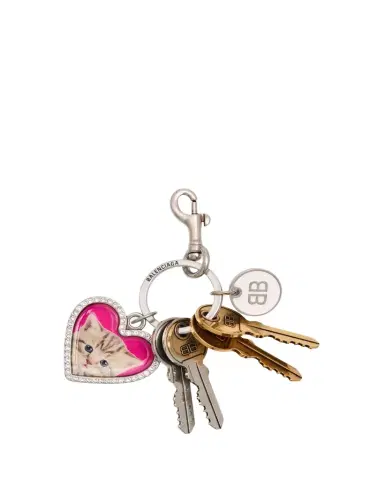 Balenciaga Heart Charms Keyring | Thumbnail 1
