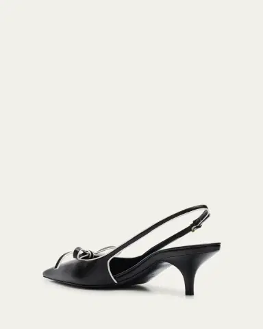 Miu Miu Nappa Leather Bow Slingback Pumps | Thumbnail 12 Miu Miu Nappa Leather Bow Slingback Pumps | Thumbnail 12