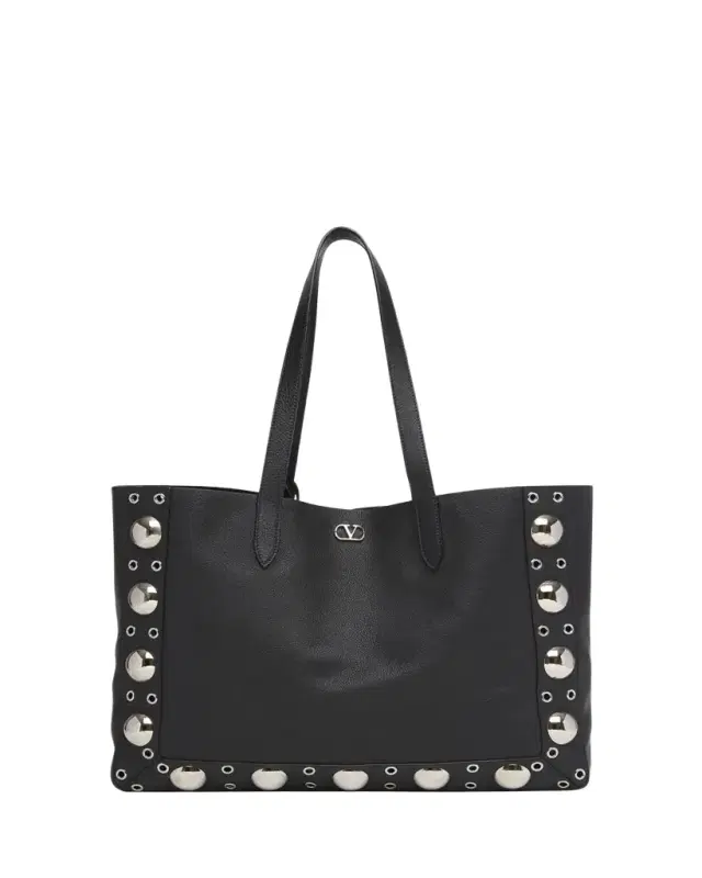 Men's Nellcote Large Studded Leather Tote Bag