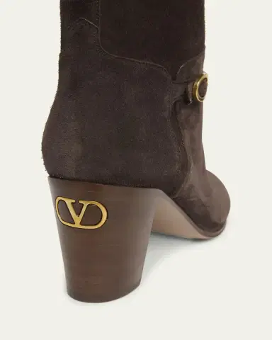 Valentino Garavani Pattie Suede Buckle Knee Boots | Thumbnail 6 Valentino Garavani Pattie Suede Buckle Knee Boots | Thumbnail 6