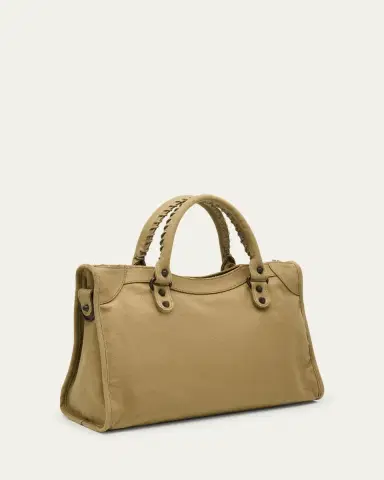 Balenciaga Le City Medium Canvas Top-Handle Bag | Thumbnail 3 Balenciaga Le City Medium Canvas Top-Handle Bag | Thumbnail 3