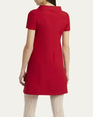 Valentino Garavani Crepe Couture Crystal Heart Mini Dress | Thumbnail 11 Valentino Garavani Crepe Couture Crystal Heart Mini Dress | Thumbnail 11