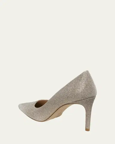 Stuart Weitzman Stuart Metallic Classic Pumps | Thumbnail 3 Stuart Weitzman Stuart Metallic Classic Pumps | Thumbnail 3