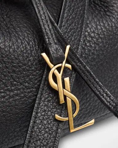Saint Laurent Paris VII Mini YSL Hobo Bag in Grained Leather | Thumbnail 5 Saint Laurent Paris VII Mini YSL Hobo Bag in Grained Leather | Thumbnail 5