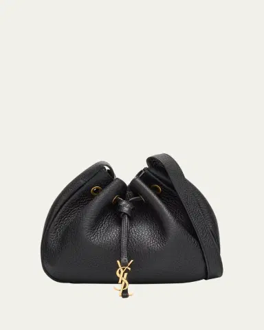 Saint Laurent Paris VII Mini YSL Hobo Bag in Grained Leather | Thumbnail 7 Saint Laurent Paris VII Mini YSL Hobo Bag in Grained Leather | Thumbnail 7