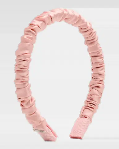 Jennifer Behr Rory Ruched Satin Headband | Thumbnail 2