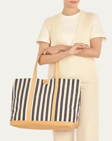 Il Bisonte Caramella Large Canvas Shopper Tote Bag | Thumbnail 2 Il Bisonte Caramella Large Canvas Shopper Tote Bag | Thumbnail 2