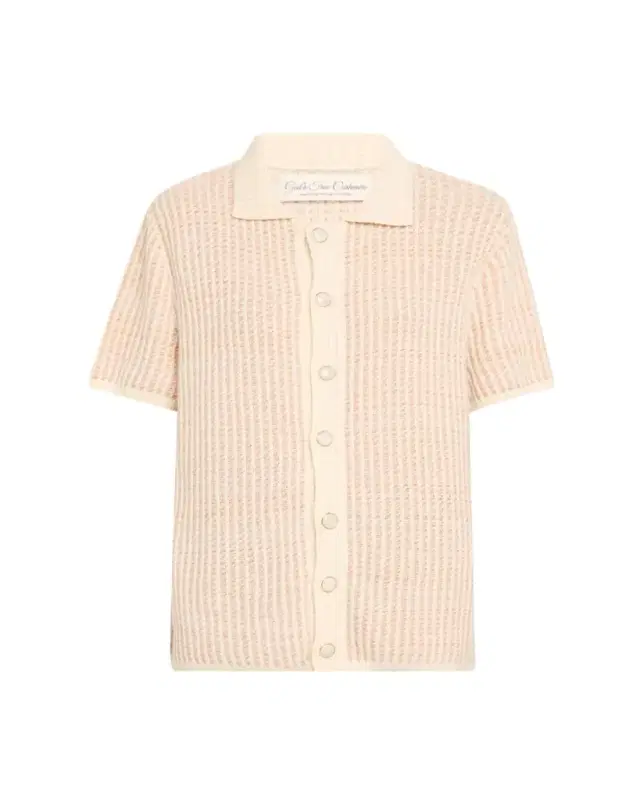Noble Short-Sleeve Cashmere Shirt