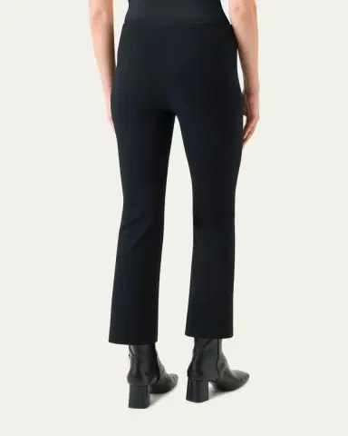 Akris punto Cindy Signature Jersey Bootcut-Leg Ankle Pants | Thumbnail 3