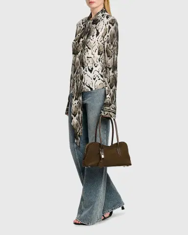Stella McCartney Ryder Vegan Suede Shoulder Bag | Thumbnail 5 Stella McCartney Ryder Vegan Suede Shoulder Bag | Thumbnail 5