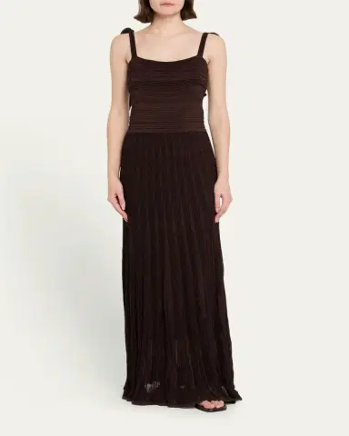 Zimmermann Lucky Metallic Tie Dress | Thumbnail 2 Zimmermann Lucky Metallic Tie Dress | Thumbnail 2
