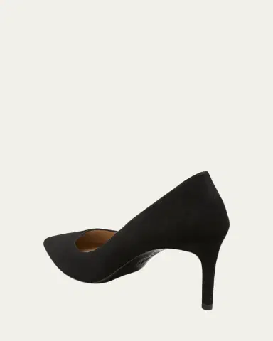 Stuart Weitzman Stuart Suede Stiletto Pumps | Thumbnail 4