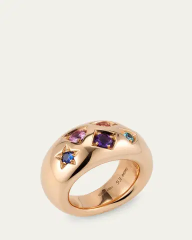 Pomellato Iconica Dome Ring with Fancy Set Colored Stones | Thumbnail 3