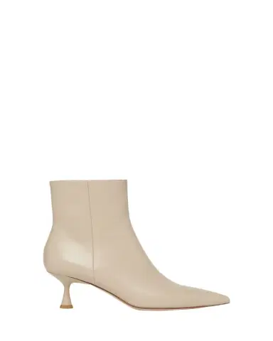 Gianvito Rossi Calfskin Zip Ankle Booties | Thumbnail 1