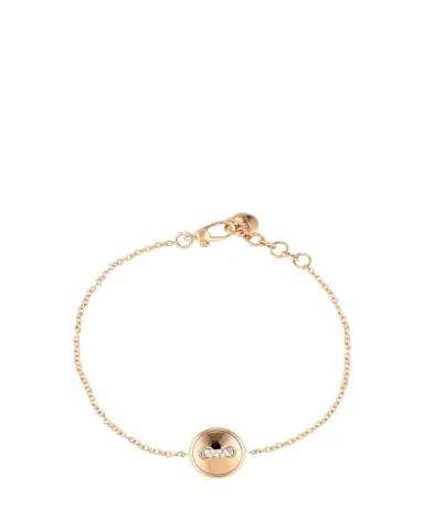 Pomellato Pom Pom Dot 18K Rose Gold Diamond and Turquoise Chain Bracelet | Thumbnail 1 Pomellato Pom Pom Dot 18K Rose Gold Diamond and Turquoise Chain Bracelet | Thumbnail 1
