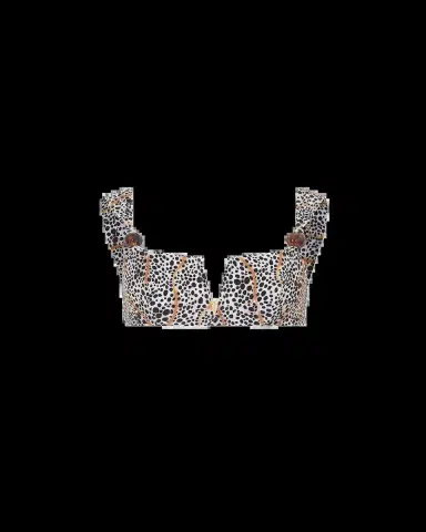 PatBO Speckled Poa Bikini Top | Thumbnail 2