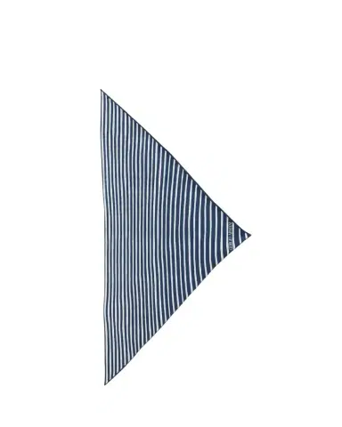 Giorgio Armani Men's Silk Stripe Neck Scarf | Thumbnail 1 Giorgio Armani Men's Silk Stripe Neck Scarf | Thumbnail 1