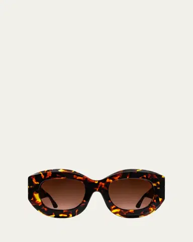 Thierry Lasry Trophy Oval Acetate Sunglasses | Thumbnail 3 Thierry Lasry Trophy Oval Acetate Sunglasses | Thumbnail 3