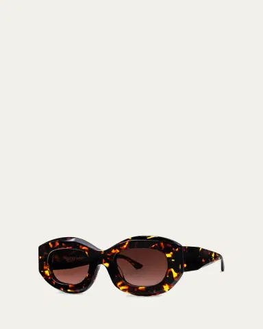 Thierry Lasry Trophy Oval Acetate Sunglasses | Thumbnail 4 Thierry Lasry Trophy Oval Acetate Sunglasses | Thumbnail 4
