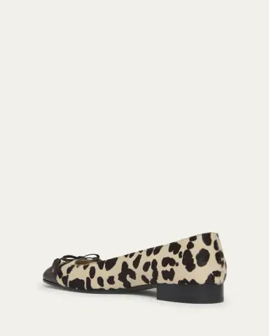 Valentino Garavani VLogo Valet Du Roi Pony Hair Ballerina Flats | Thumbnail 4