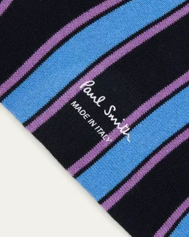 Paul Smith Men's Madison Stripe Crew Socks | Thumbnail 3
