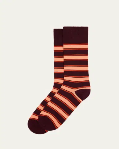 Paul Smith Men's Madison Stripe Crew Socks | Thumbnail 4