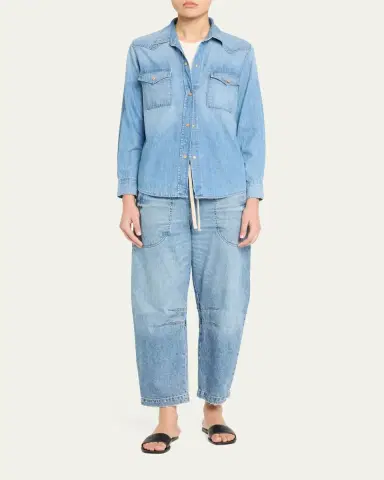 TWP Cowboy Take Me Away Denim Shirt | Thumbnail 5