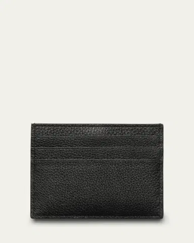 Prada Triangle Logo Leather Card Holder | Thumbnail 2
