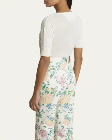 Chloé Henley Short-Sleeve Shirt | Thumbnail 3