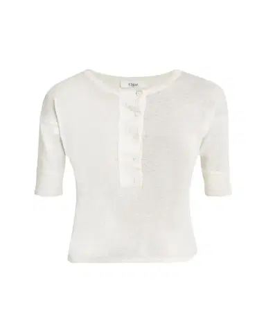 Chloé Henley Short-Sleeve Shirt | Thumbnail 1
