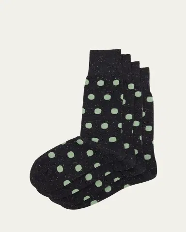 Paul Smith Men's Jarvis Polka Dot Crew Socks | Thumbnail 2