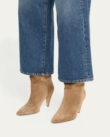 Gianvito Rossi Slouchy Suede Mid Boots | Thumbnail 2