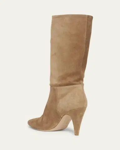 Gianvito Rossi Slouchy Suede Mid Boots | Thumbnail 4