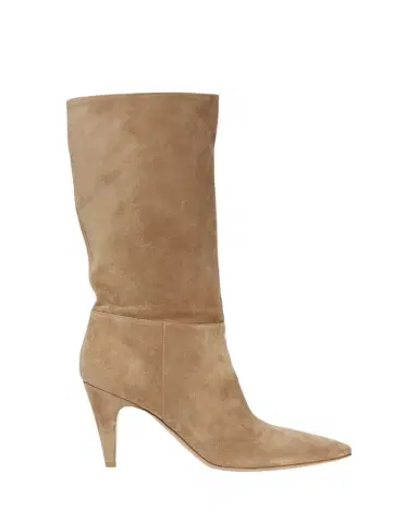 Gianvito Rossi Slouchy Suede Mid Boots | Thumbnail 1
