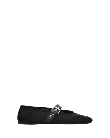Miu Miu Mesh Buckle Mary-Jane Ballerina Flats | Thumbnail 1